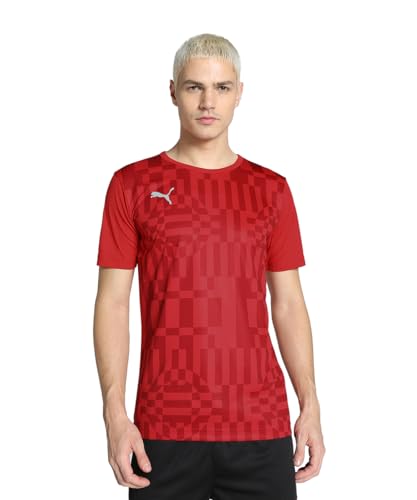 PUMA Herren Individualrise Graphic Jersey T-Stück, Rot Schwarz, XXL PUMA Herren Individualrise Graphic Jersey T-Stück, Rot Schwarz, XXL von PUMA