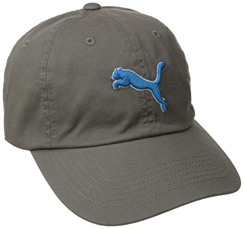 PUMA Herren-Kappe, verstellbar, entspannte Passform, Grau, Einheitsgröße von PUMA