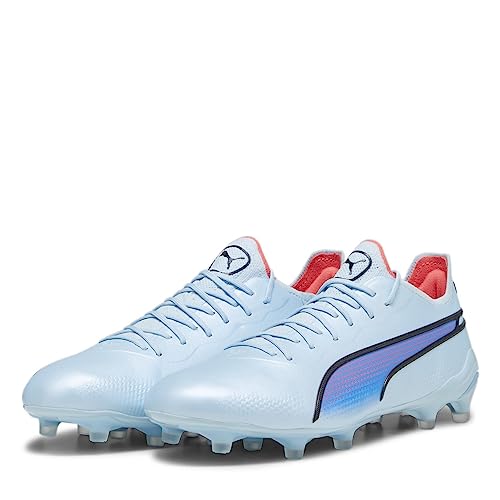 PUMA Unisex King Ultimate Fg/Ag Leichtathletik-Schuh, Silber Silver Sky Black Fire Orchid, 44.5 EU von PUMA