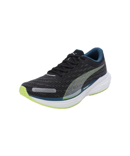 PUMA Herren Laufschuhe Deviate Nitro 2 puma black-ocean tropic-lime pow 45 von PUMA