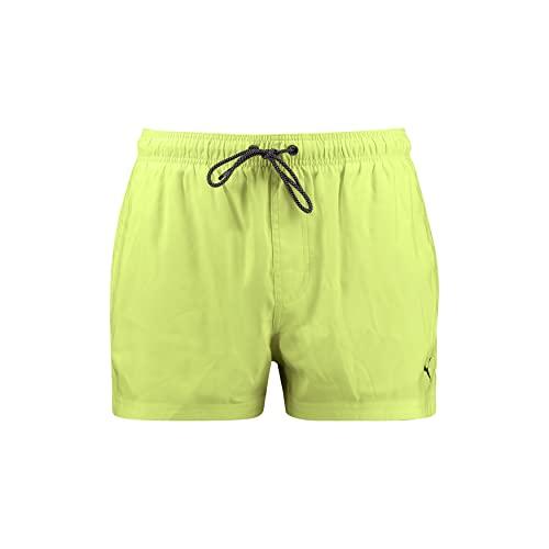 PUMA Herren Length Swim Shorts, Fast Yellow, L von PUMA