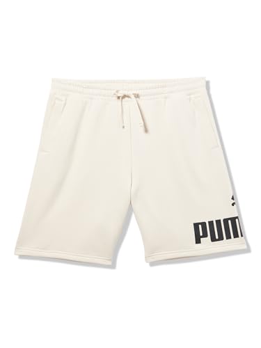 PUMA Herren Logo Fleece 10" (Available in Big & Tall) Shorts, Alpine Snow Ss25, XXX-Large Groß von PUMA