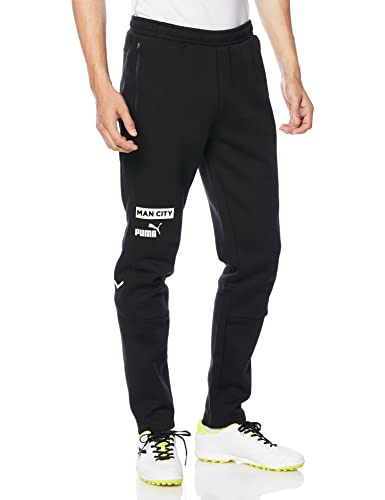 PUMA Herren MCFC Casuals Pants Hose, Cotton Black White, S von PUMA