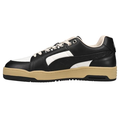 PUMA Herren MCM X Slipstream Lo Court Schnürschuhe, Freizeitschuhe, Schwarz, Weiss/opulenter Garten, 41 EU von PUMA