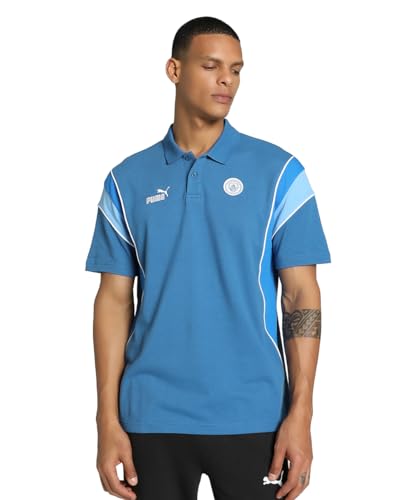 PUMA Herren Manchester City FtblArchive Poloshirt MLake Blue Racing von PUMA