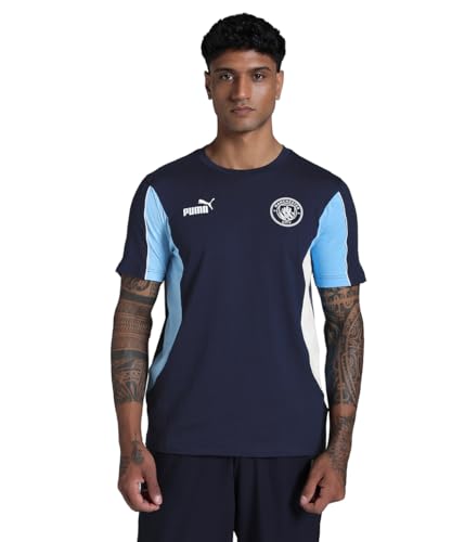 PUMA Herren Manchester City ftblARCHIVE T-Shirt L, Navy Team Light Blue PUMA Herren Manchester City ftblARCHIVE T-Shirt L, Navy Team Light Blue von PUMA