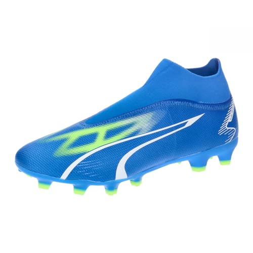 PUMA Herren Match+ Ll Fg/Ag Fussballschuh, Ultra Blue White Pro Green, 42 EU von PUMA