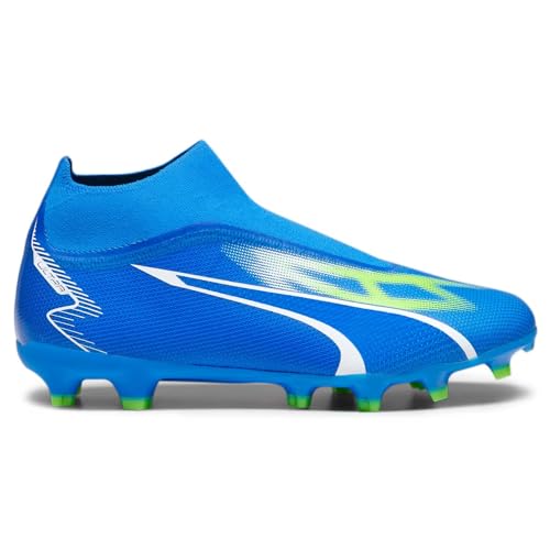 PUMA Herren Match+ Ll Fg/Ag Fussballschuh, Ultra Blue White Pro Green, 45 EU von PUMA