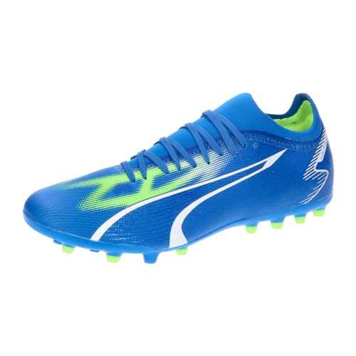 PUMA Herren Match Mg Fussballschuh, Ultra Blue White Pro Green, 42.5 EU von PUMA