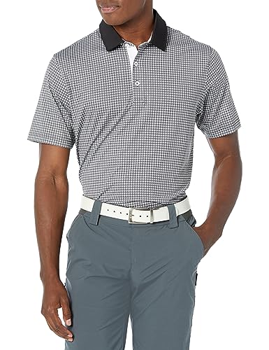 PUMA Herren Mattr Circular Polo Golfhemd, Schwarz-Aschgrau, L von PUMA