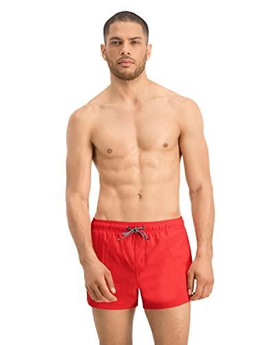 PUMA Herren Men Short Length Swim Shorts Badehose, Red, XXL EU von PUMA