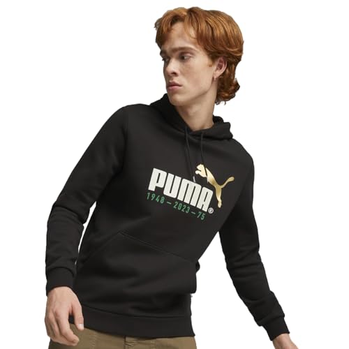 PUMA Herren Nein 1 Logo Celebration Hoodie FL Schweiß, Schwarz, M von PUMA