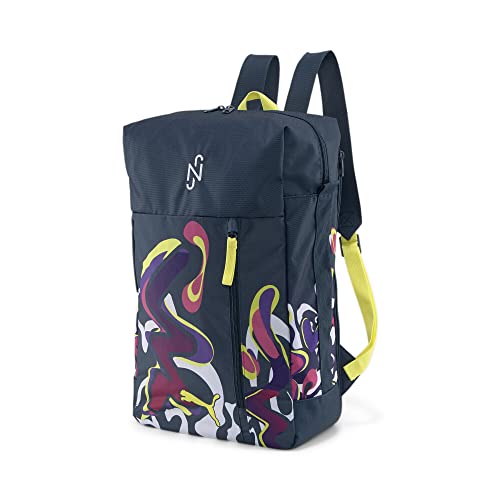 PUMA Herren Neymar Jr Fußball Rucksack OneSizeDark Night Orchid Shadow Fluro Yellow Pes Blue Pink von PUMA