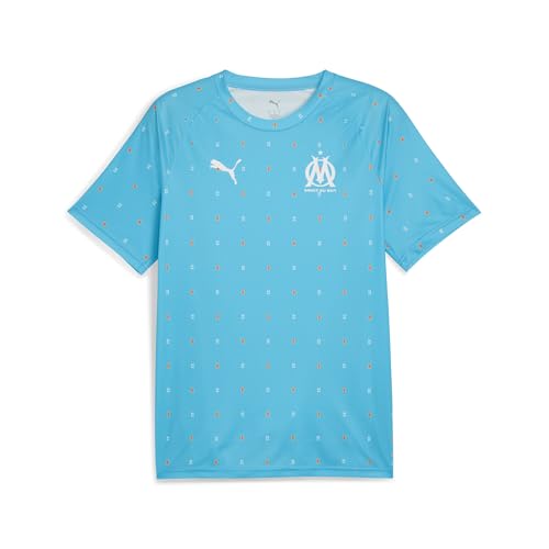 PUMA Herren Olympique de Marseille Aufwärmtrikot L, Bleu Azur White Blue PUMA Herren Olympique de Marseille Aufwärmtrikot L, Bleu Azur White Blue von PUMA