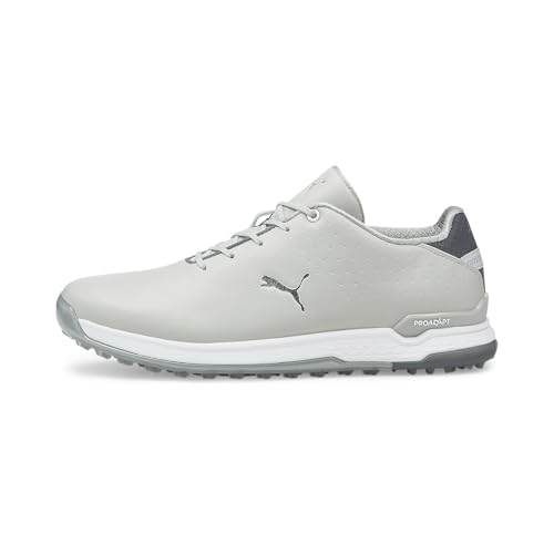 PUMA Herren PROADAPT ALPHACAT Leather Golfschuh, High Rise Silver, 40.5 EU von PUMA