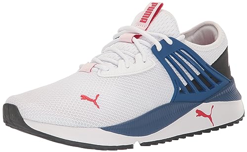 PUMA Herren Pacer Future Sneaker, White-Clyde Royal-for All Time Red, 41 EU von PUMA