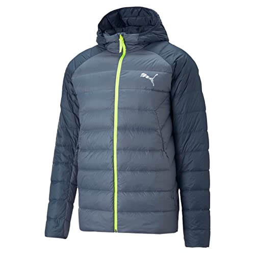 PUMA Herren Packlite Hooded Down Jacket Sweatshirt, Evening Sky, M von Puma Industries