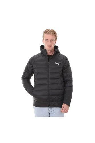 PUMA Herren Packlite Daunenjacke mit Kapuze Sweatshirt, Schwarz, S von PUMA