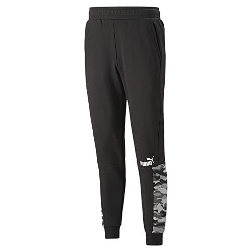 PUMA Herren Essentials Block Camo Jogginghose MBlack von PUMA