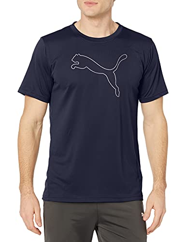 PUMA Herren Performance Cat (Available in Big & Tall) T-Shirt, Peacoat, XL von PUMA