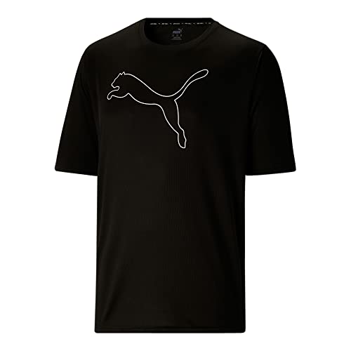 PUMA Herren Performance Cat (Available in Big & Tall) T-Shirt, Schwarz, Mittel von PUMA