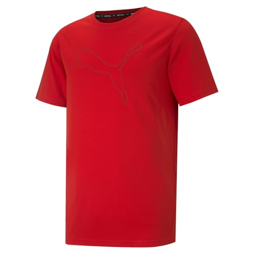 PUMA Herren Performance Cat (Erhältlich in Big & Tall) T-Shirt, High Risk Red, Klein von PUMA