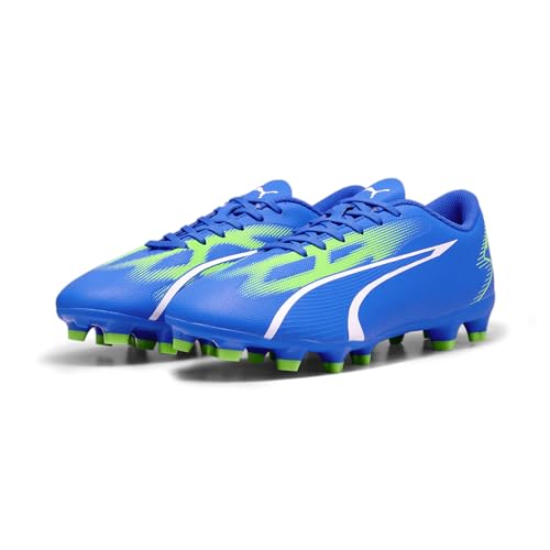 PUMA Herren Play Fg/Ag Fussballschuh, Ultra Blue White Pro Green, 41 EU von PUMA