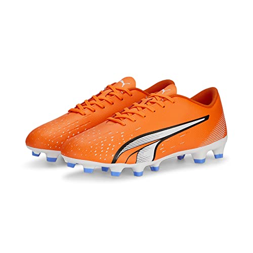 PUMA Herren Play Fg/Ag Fussballschuh, Ultra Orange White-Blue G, 42.5 EU von PUMA