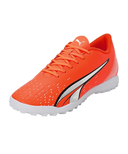PUMA Herren Play TT Fussballschuh, Ultra ORANGE White-Blue Glimmer, 43 EU PUMA Herren Play TT Fussballschuh, Ultra ORANGE White-Blue Glimmer, 43 EU von PUMA
