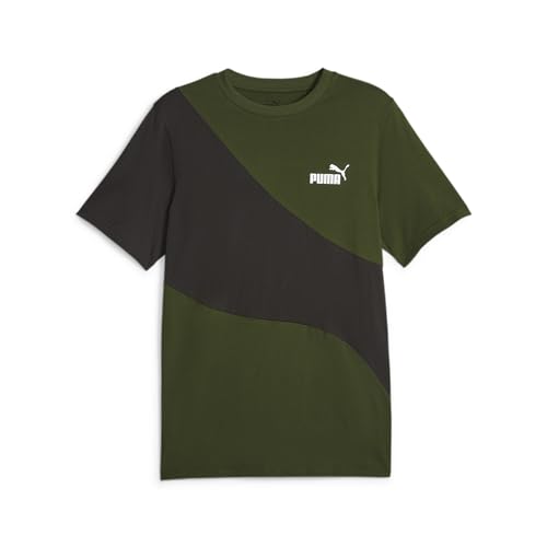 PUMA Herren Power Cat T-Shirt XXLMyrtle Green von PUMA