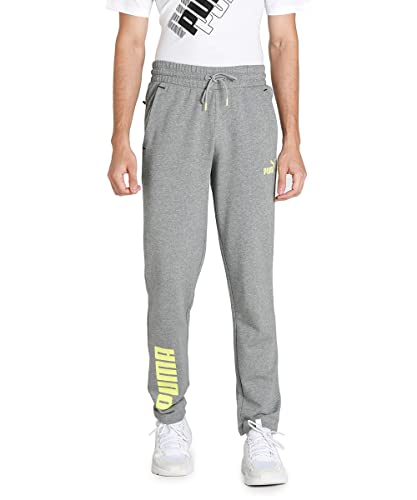 PUMA Herren Power Colorblock Pants Tr Op Hose, Grau, S von PUMA