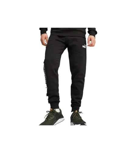 PUMA Herren Power Sweatpants FL Cl Strickhose, Schwarz, XL von PUMA