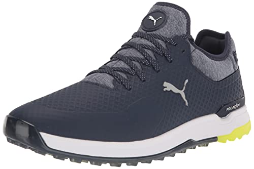 PUMA Proadapt Alphacat Golfschuh für Herren, Peacoat-puma Silver-, 40 EU PUMA Proadapt Alphacat Golfschuh für Herren, Peacoat-puma Silver-, 40 EU von PUMA
