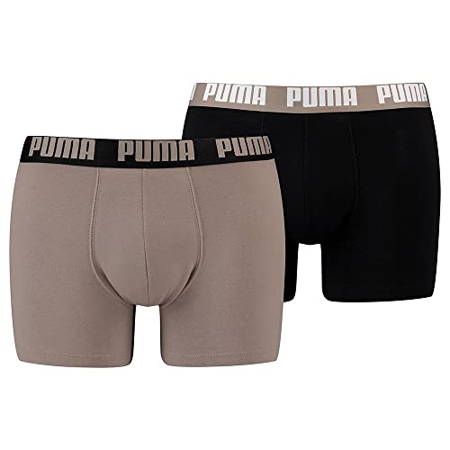 PUMA Herren Puma Basic Men's 2 Pack BOXER, Pine Bark Combo, XL EU von PUMA