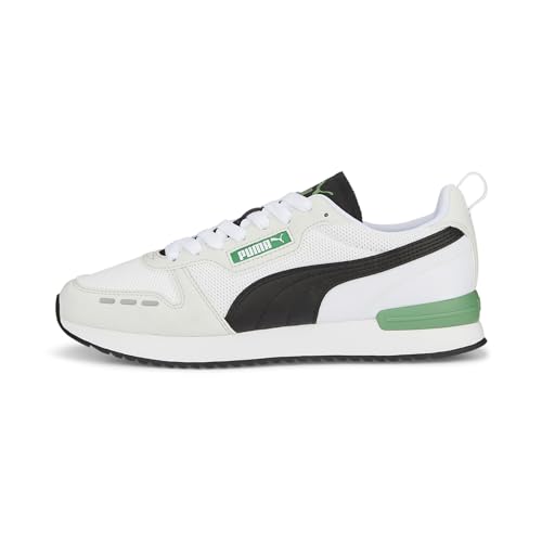 PUMA Herren R78 Sneaker, Puma White Puma Black Feather Gray Archive Green, 40.5 EU von PUMA