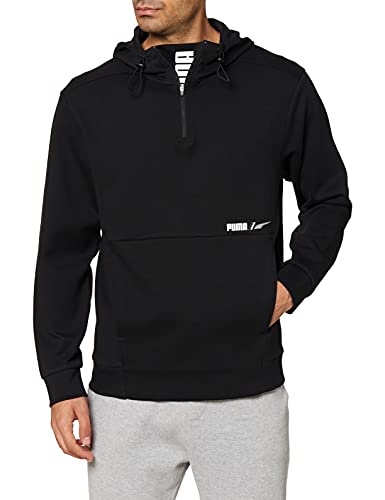 PUMA Herren Rad/Cal Half Zip Dk Sweatshirt, schwarz, M von PUMA