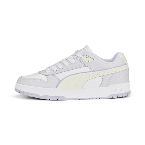 PUMA Unisex RBD GAME LOW Low-Top Trainers, PUMA WHITE-VAPOR GRAY-SPRING LAVENDER-PUMA GOLD, 43 EU von PUMA