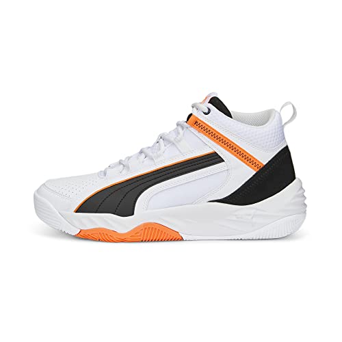 PUMA Herren Rebound Future Sneaker, White Black-Ultra Orange, 43 EU von PUMA