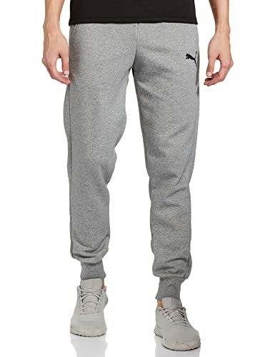 PUMA Herren Regular Pants Essentials Herrenjogginghose mit Logo XL Medium Gray Heather Cat von PUMA