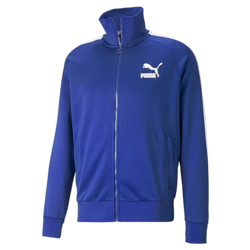 PUMA Herren Iconic T7 Trainingsjacke MSurf The Web Blue ┃Sportjacke für Herren von PUMA