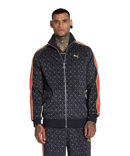 PUMA Herren Road to Unity T7 Trainingsjacke XXL New Navy AOP Blue von PUMA