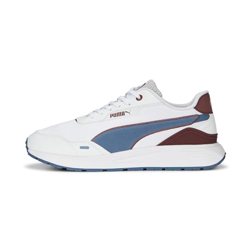 PUMA Herren Runtamed Plus Retro Prep Sneaker, White Deep Dive Wood Violet, 40 EU von PUMA