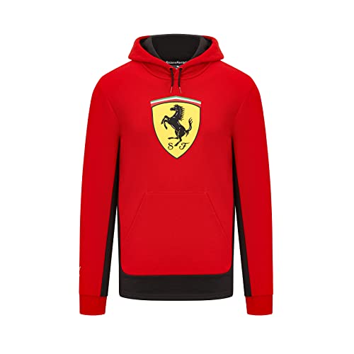 PUMA Herren Scuderia Ferrari Big Shield Hoodie LRosso Corsa Red von PUMA