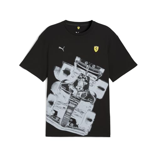 PUMA Herren Scuderia Ferrari Premium T-Shirt XL, Black von PUMA