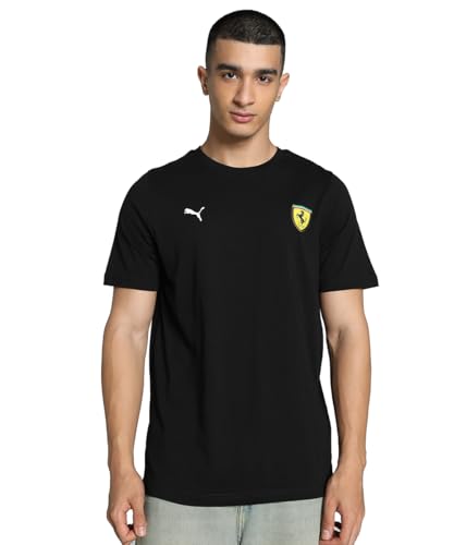 PUMA Herren Scuderia Ferrari Race Colour Shield T-Shirt S Black von PUMA