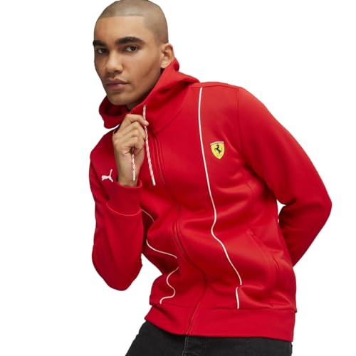 PUMA Herren Scuderia Ferrari Race HDD Trainingsjacke MRosso Corsa Red von PUMA