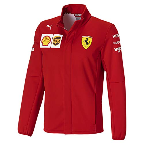 PUMA Herren Scuderia Ferrari Team Softshelljacke, Rosso Corsa, L von PUMA