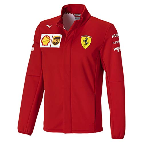 PUMA Herren Scuderia Ferrari Team Softshelljacke, Rosso Corsa, XXL von PUMA