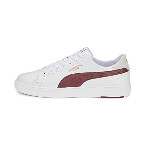 PUMA Herren Serve Pro Lite Sneaker, White Wood Violet Gold, 43 EU von PUMA