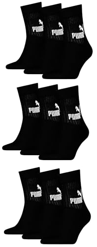 PUMA Herren Short Crew Elements im 9er Pack 43-46, 001-Black von PUMA